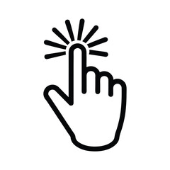 Fototapeta premium Pinch Zoom Out Gesture Line Art Icon Vector Illustration