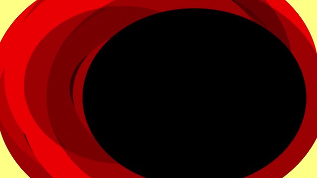 Abstract Black and Yellow Swirl Graphic Background Design