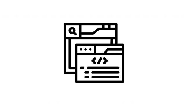 webpage animated icon
