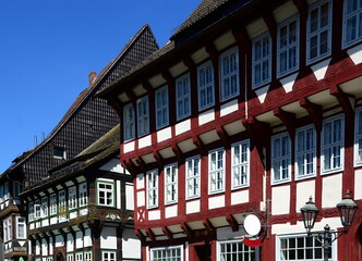 Historical Buildings in the Old Town of Einbeck, Lower Saxony