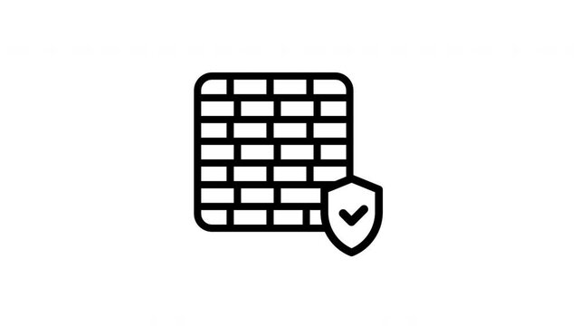 firewall animated icon