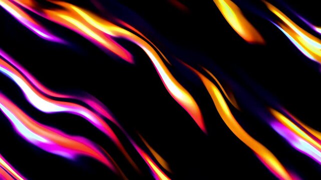 Vibrant Neon Lights Abstract Background Design.
