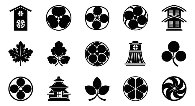 Japanese Mon Crests: Traditional Family Emblems
