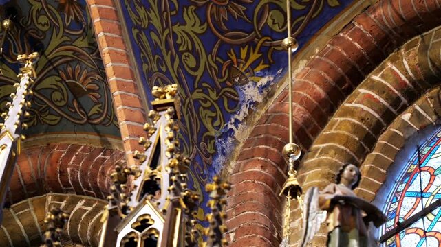 Aging Parish Church Interior Requiring Renovation and Preservation