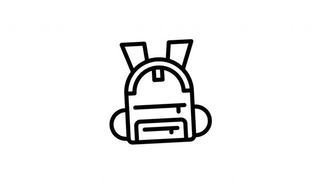 backpack animated icon
