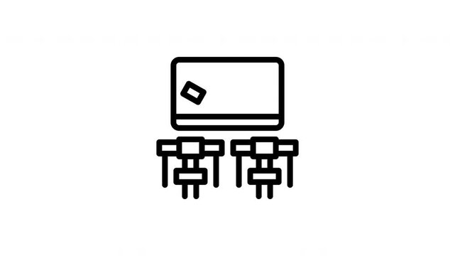 classroom animated icon