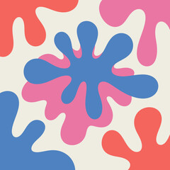 abstract colorful paint splatter pattern