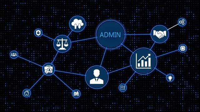 Admin network administration business management system