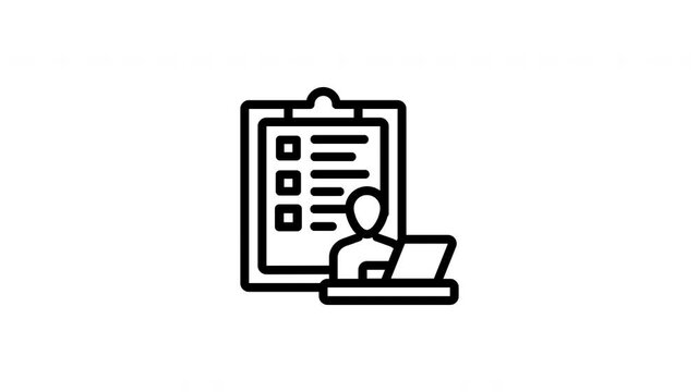task management animated icon