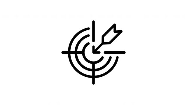 target animated icon