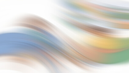 Soft pastel wavy lines abstract background with gentle motion blur