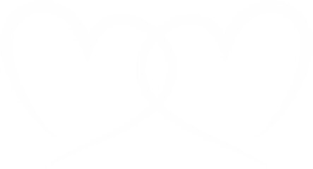 White heart love icon symbol