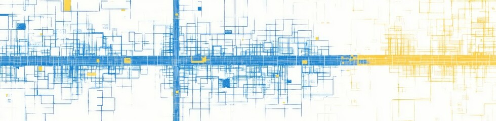 Obraz premium A series of urban grid patterns, each with its own unique characteristics and styles, set against the white background.