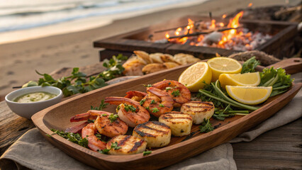 Gourmet Grilled Seafood Platter