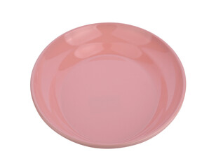 Pink bowl on transparent png