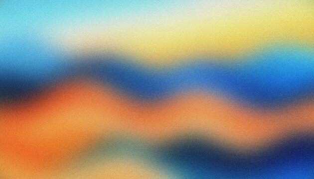 Vibrant Blurred Colorful Abstract Landscape Background.