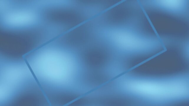 Blue, blurry background with subtle gradients and a faint rectangle outline