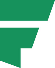Letter F Initial Logo Collection Element