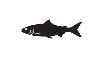 Obraz premium Ocean Fish Wildlife Silhouette Illustration Vector