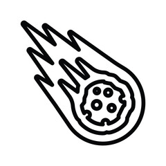 Astronomy comet Icon © Shaharea