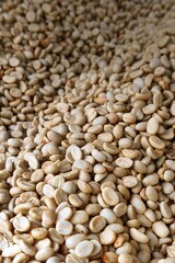 Close up of coffee beans for background