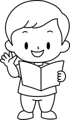 Obraz premium 발대식 남 흑백