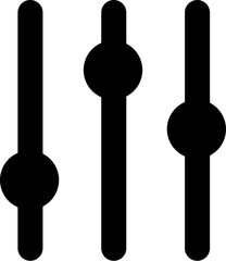 Equalizer icon vector