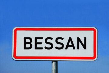 Obraz premium place-name sign Bessan