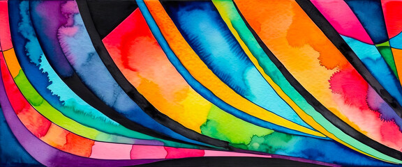 Bright multicolor background with colorful abstract pattern