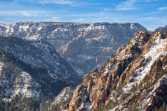 Oak Creek Vista Mountain Range Highway 89 Arizona