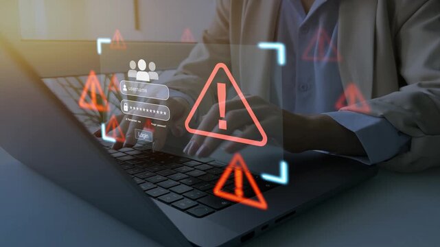 Cyber security alert notification.Protect profiles from hacks. Strong passwords, MFA, and monitoring prevent cyber attacks, credential theft and unauthorized access.	
