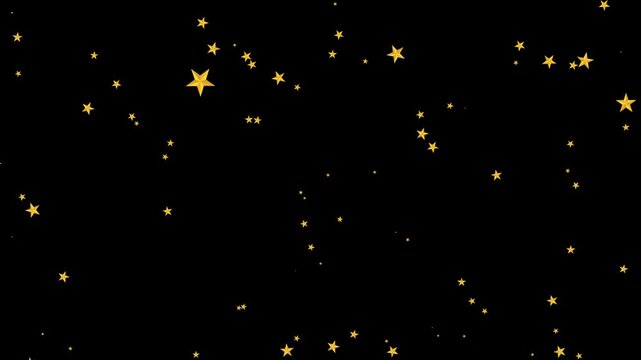 alpha The particle pentagram slowly rises(After Effects production)
