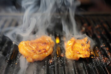 ホルモン焼肉（シマチョウ）