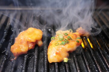 ホルモン焼肉（シマチョウ）