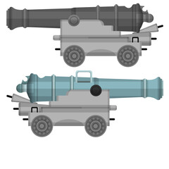 Old Vintage French Navy Cannon