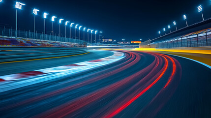 Blazing speed at the racetrack curve