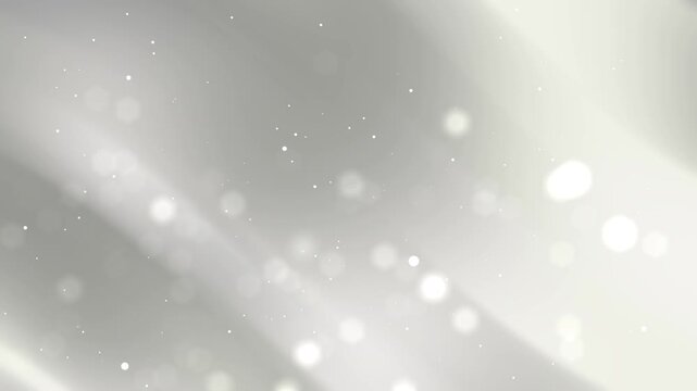 Soft Silver Gradient Background with Light Bokeh Effect