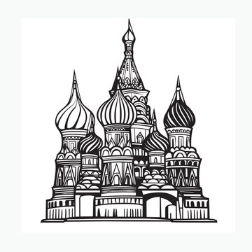vector illustration of the kremlin