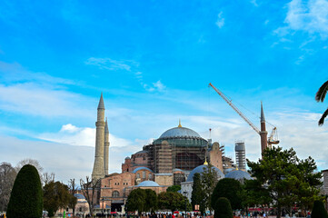 The Blue Mosque, (Sultanahmet Camii), Istanbul, Turkey.