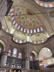 The Blue Mosque, (Sultanahmet Camii), Istanbul, Turkey.