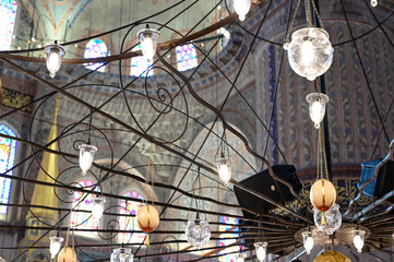 The Blue Mosque, (Sultanahmet Camii), Istanbul, Turkey.