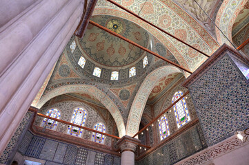 The Blue Mosque, (Sultanahmet Camii), Istanbul, Turkey.