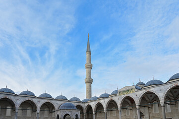 The Blue Mosque, (Sultanahmet Camii), Istanbul, Turkey.