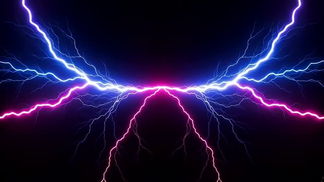 Electricity Lightning Bolts Energy Power Discharge.