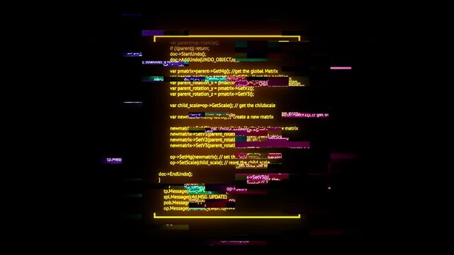 Glitch Text V3
Yellow glitch text, being typeset. Transparent background. Alpha channel.