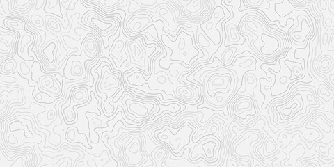 Clean Elevation Map Pattern with White Layered Relief Surface Smooth Contour Line Artwork with Minimal Landscape Texture © ALAMA