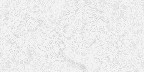 Modern Abstract Terrain Mapping with Soft Paper Style Land Layers Flowing Topographic Lines with Elegant White Surface Design © ALAMA