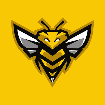 Bee Sports team mascot logo