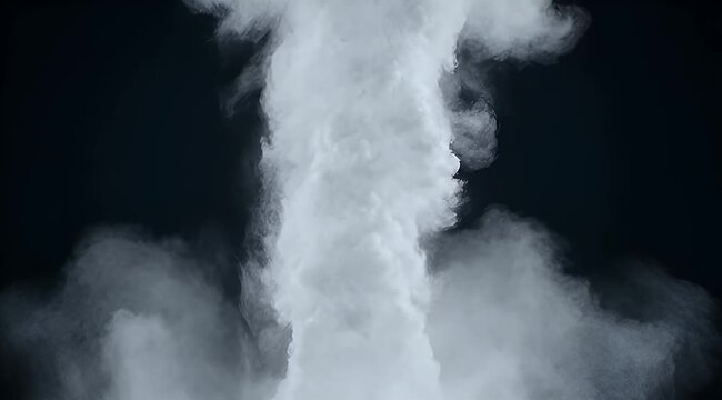 Dramatic swirling vaporous cloud effect against a dark moody background image