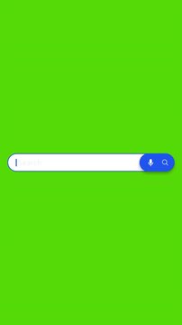 Animation of Searching bar on green background. Full HD. 4K